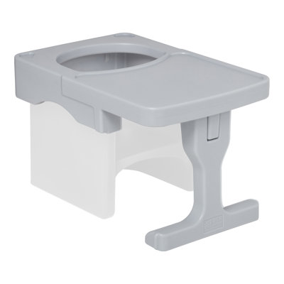 ECR4Kids Tri-Me Cube Chair Desk, Accessory for Cube Chair, Light Gray by ECR4Kids