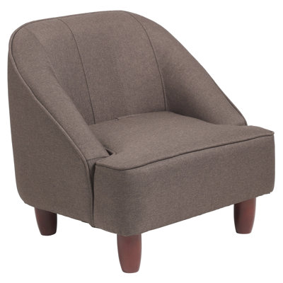 ECR4Kids Rhiley Accent Chair, Kids Furniture, Raisin by ECR4Kids