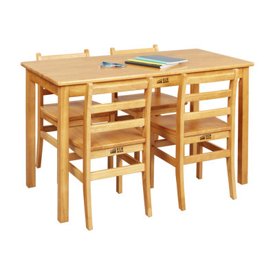 ECR4Kids Rectangular Hardwood Table, Kids Furniture by ECR4Kids
