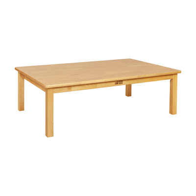 ECR4Kids Rectangular Hardwood Table with 14in Legs, Kids Furniture, Honey by ECR4Kids