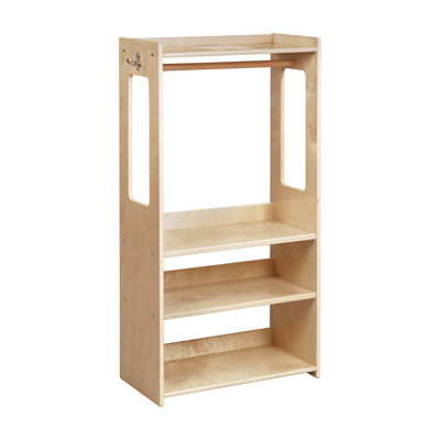ECR4Kids TrendiTot Clothing Rack, Natural by ECR4Kids