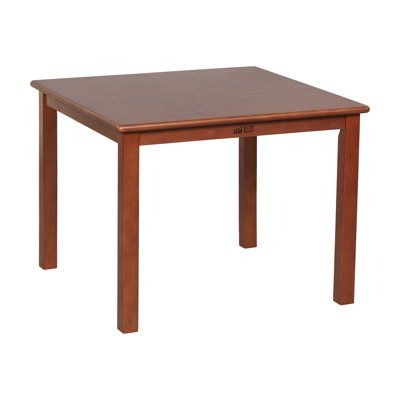 ECR4Kids 30in Square Hardwood Table with 22in Legs, Kids Furniture by ECR4Kids