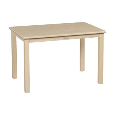 ECR4Kids 24in x 36in Rectangular Hardwood Table with 22in Legs, Kids Furniture by ECR4Kids