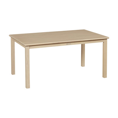 ECR4Kids 30in x 48in Rectangular Hardwood Table with 22in Legs, Kids Furniture by ECR4Kids