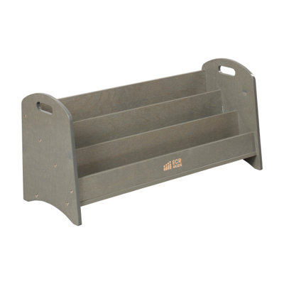 ECR4Kids 3-Shelf Floor Book Display with Handles, Beginner Bookshelf by ECR4Kids