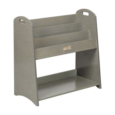 ECR4Kids 3-Shelf Floor Book Display with Handles and Storage, 30in, Kids Bookshelf by ECR4Kids