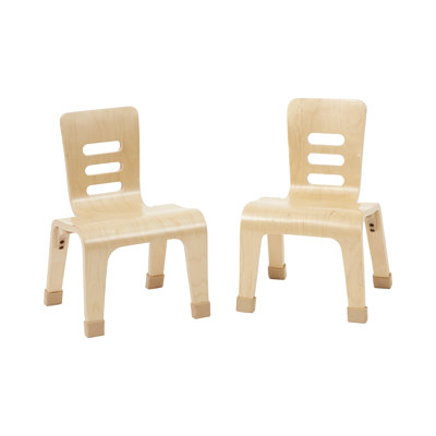 ECR4Kids Bentwood Chair, 10in Seat Height, 2-Pack by ECR4Kids