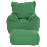 SoftScape Bean Bag Chair and Ottoman by Factory Direct Partners