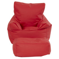 SoftScape Bean Bag Chair and Ottoman by Factory Direct Partners