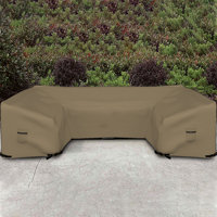 Ketter Heavy Duty Waterproof Outdoor/indoor Sofa Cover, Patio Sectional Couch Covers for Living Room by Freeport Park