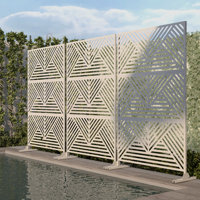 Stanaford 6.33 Ft H x 3.93 Ft W Privacy Screens and Partitions Free-Standing by Pia Ricco