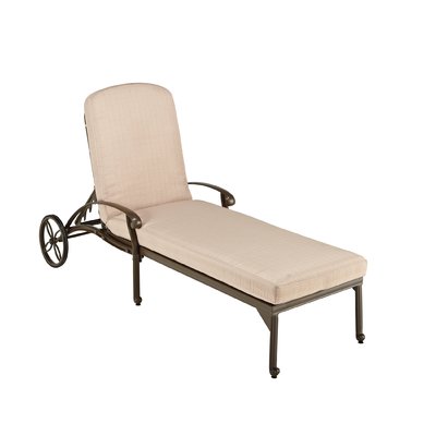 Arrey 57" Long Reclining Single Chaise with Cushions by One Allium Way