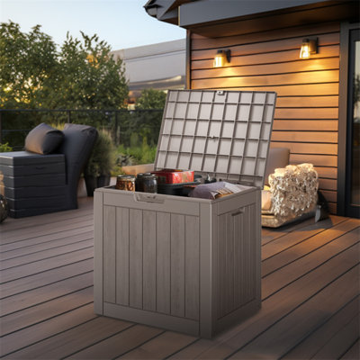 Olilawn Durable Resin Outdoor Storage and Organization Deck Box For Patio Furniture and Supplies(30Gallon、50Gallon、80Gallon、180Gallon、230Gallon) by olilawn