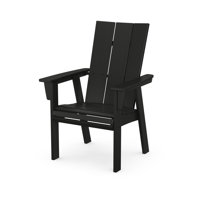POLYWOOD Modern Curveback Adirondack Dining Chair by POLYWOOD