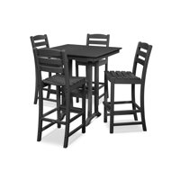 POLYWOOD La Casa Café 4 - Person Patio Dining Set with Rectangular Table by POLYWOOD