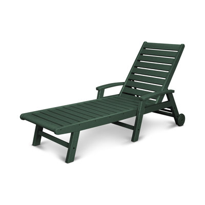 Signature Chaise with Wheels by POLYWOOD
