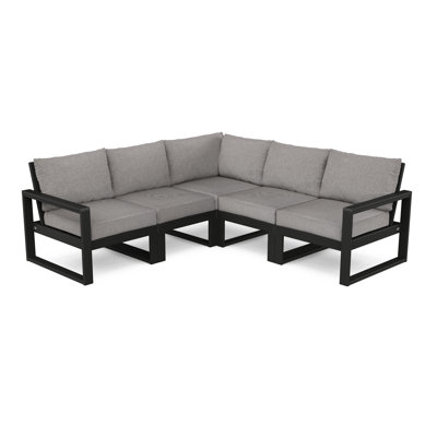 EDGE 5 - Person Seating Group with Cushions by POLYWOOD