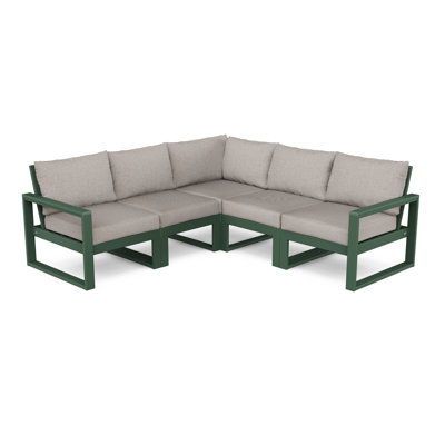 EDGE 5 - Person Seating Group with Cushions by POLYWOOD