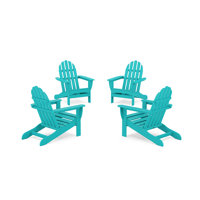 POLYWOOD Classic Adirondack Conversation Set by POLYWOOD