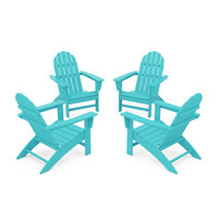 POLYWOOD Vineyard Adirondack Conversation Set by POLYWOOD
