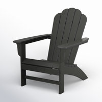 POLYWOOD Round Back Adirondack Chair by POLYWOOD