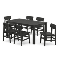 Modern Studio Urban Chair 7-Piece Parsons Table Dining Set