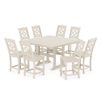 Martha Stewart by POLYWOOD 8 - Person Patio Dining Set with Square Table