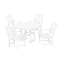 Martha Stewart by POLYWOOD 4 - Person Patio Dining Set with Round Table by POLYWOOD