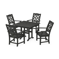 Martha Stewart by POLYWOOD 4 - Person Patio Dining Set with Square Table by POLYWOOD