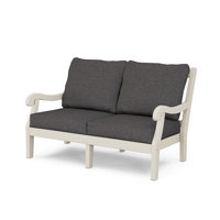 POLYWOOD x Birch Lane Verlyn Deep Seating Loveseat by Birch Lane