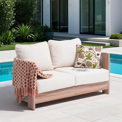 Outdoor Loveseat With Cushions by OC Orange-Casual