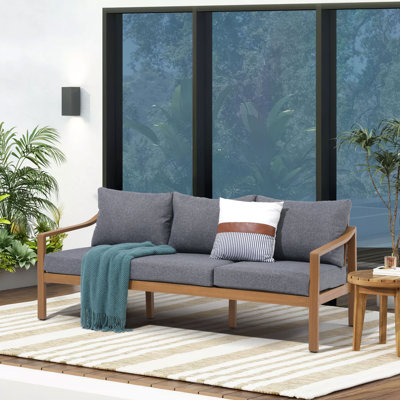 Outdoor Patio Sofa With Cushions by OC Orange-Casual