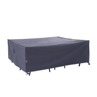 Premium Waterproof Outdoor Patio Rectangular Table Cover: Latest Rip-Stop Fabric, 3-Year Warranty