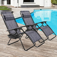 Reclining Folding Zero Gravity Chair by ONFRJFVR