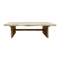 Live Edge Solid Wood Coffee Table by Lily