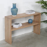 Waterfall Solid Wood Console Table by Lily