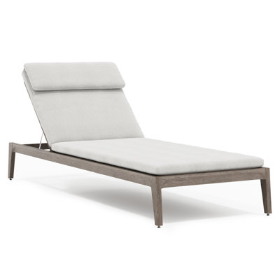 Ibiza Outdoor Wood Chaise Lounge
