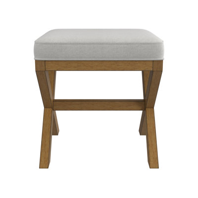 Keane Backless Wood Vanity Stool by Ophelia & Co.