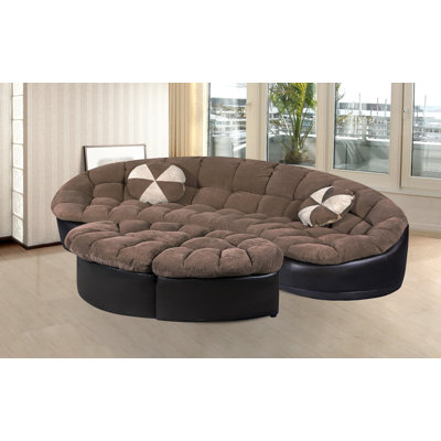 Chantilly 4 Piece Living Room Set by Orren Ellis