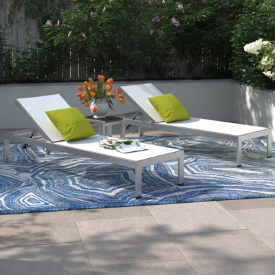 Shore Aluminum Outdoor Chaise by Modway