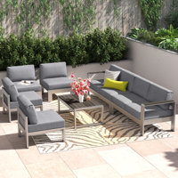 Shore 7-piece Outdoor Patio Sectional Sofa Set