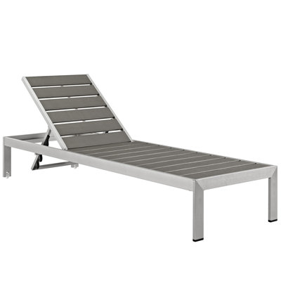 Shore Aluminum Outdoor Chaise by Modway