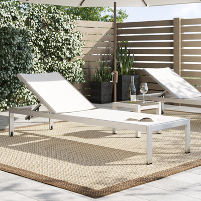 Shore Aluminum Outdoor Chaise