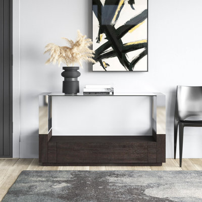 Ahlers Rectangular Console Table by Orren Ellis