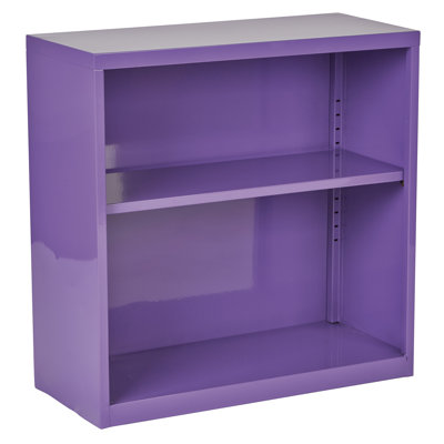 Wychwood Metal 2-Shelf Bookcase by Ebern Designs