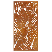Steel Rainforest Decorative Panel by OUTDECO