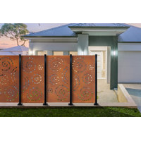 Steel Spiral Decorative Panel by OUTDECO
