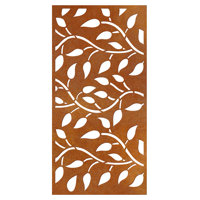 Steel Leaf Decorative Panel by OUTDECO