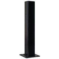 18" Galvanized Steel Wall Extension Post, Black by OUTDECO