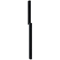 16" Galvanized Steel Fence Extension Leg, Black by OUTDECO
